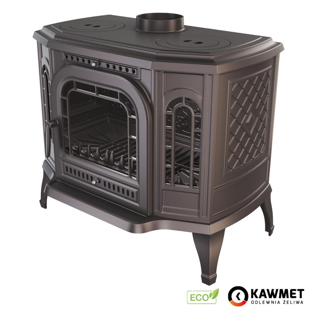 Чавунна камінна піч з варильною поверхнею KAWMET P7 (10.5 kW) CookTop LB ECO