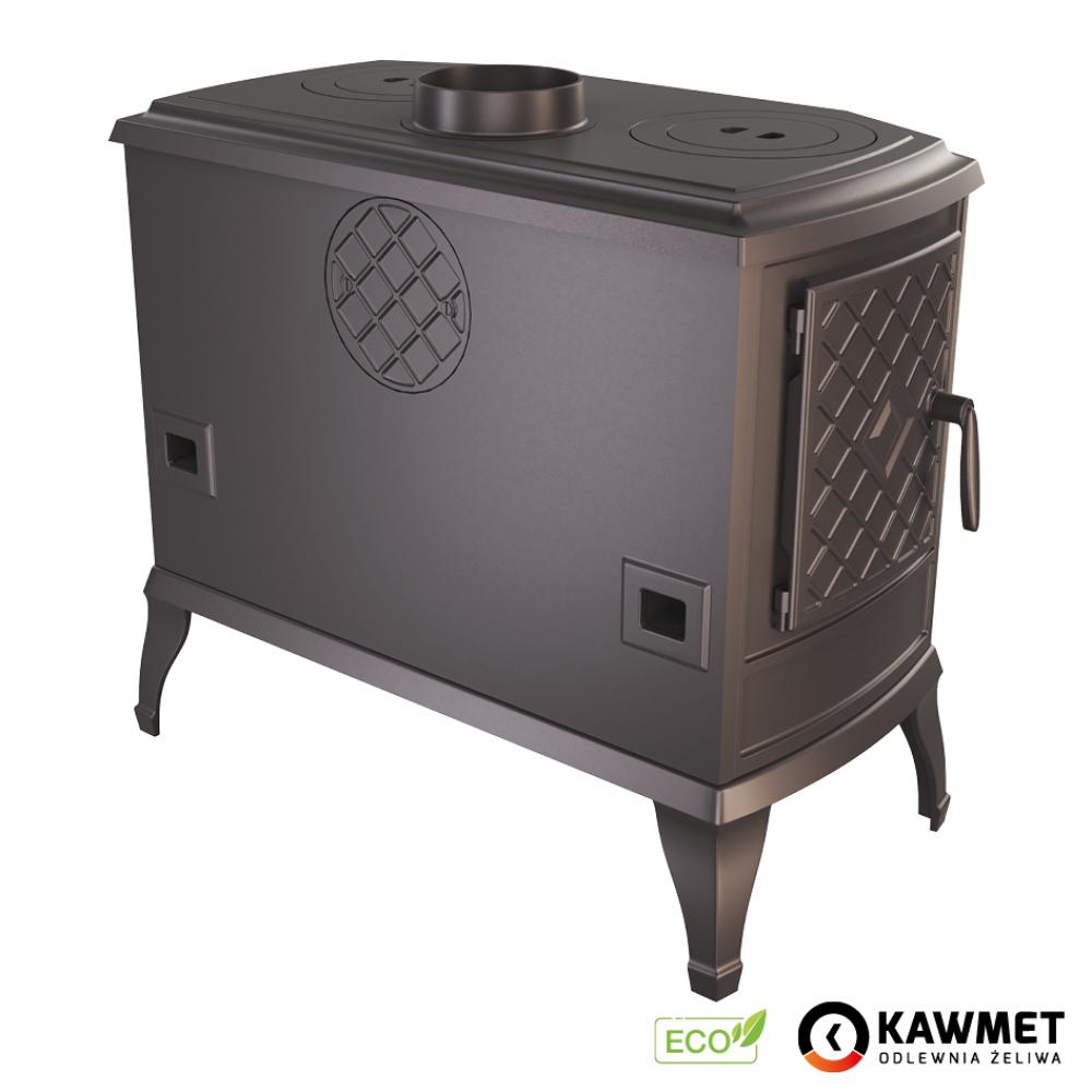 Чавунна камінна піч з варильною поверхнею KAWMET P7 (10.5 kW) CookTop LB ECO