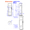 Romotop LUANCO N03 AKUM листовий метал - акумуляційна піч 