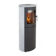 Дровяная чугунная печь-камин HETA Scan-Line 810 Soapstone