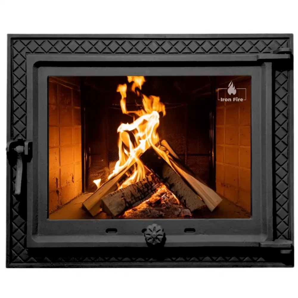 Дверца чугунная для камина Iron Fire Megan 590x485 мм
