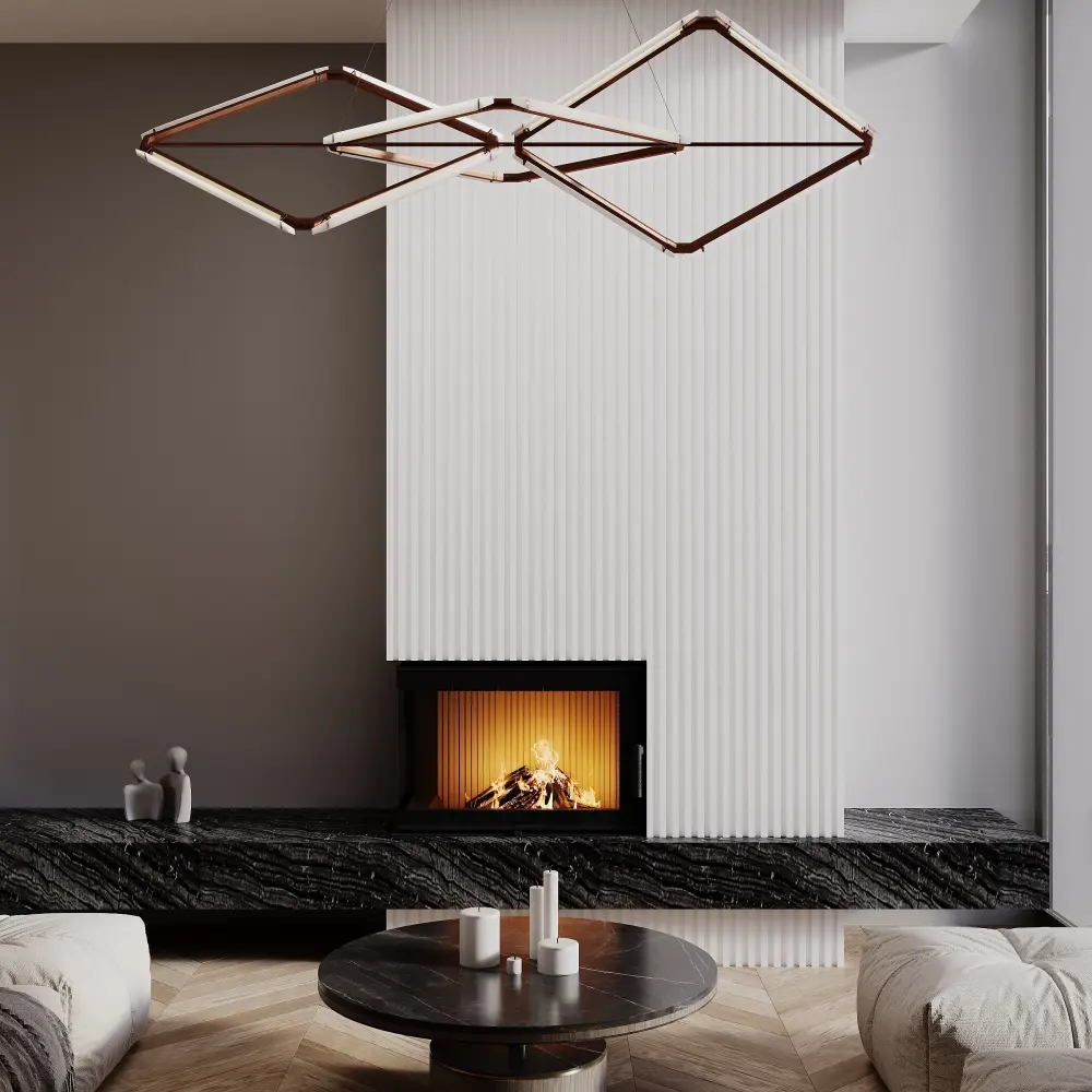 Каминная топка M-FIRE 70 (790/540) угловая левая (15kW)