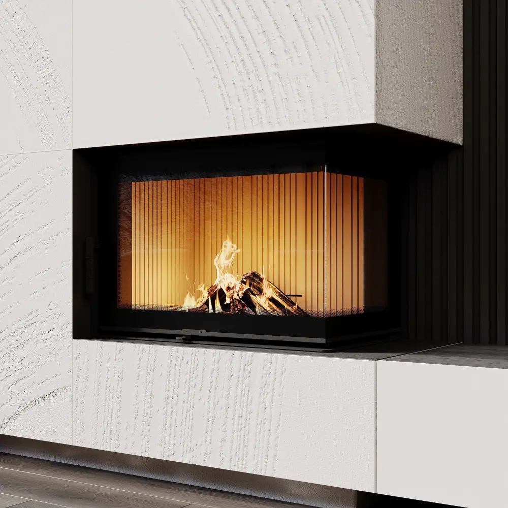 Каминная топка M-FIRE 70 (790/540) угловая правая (15kW)