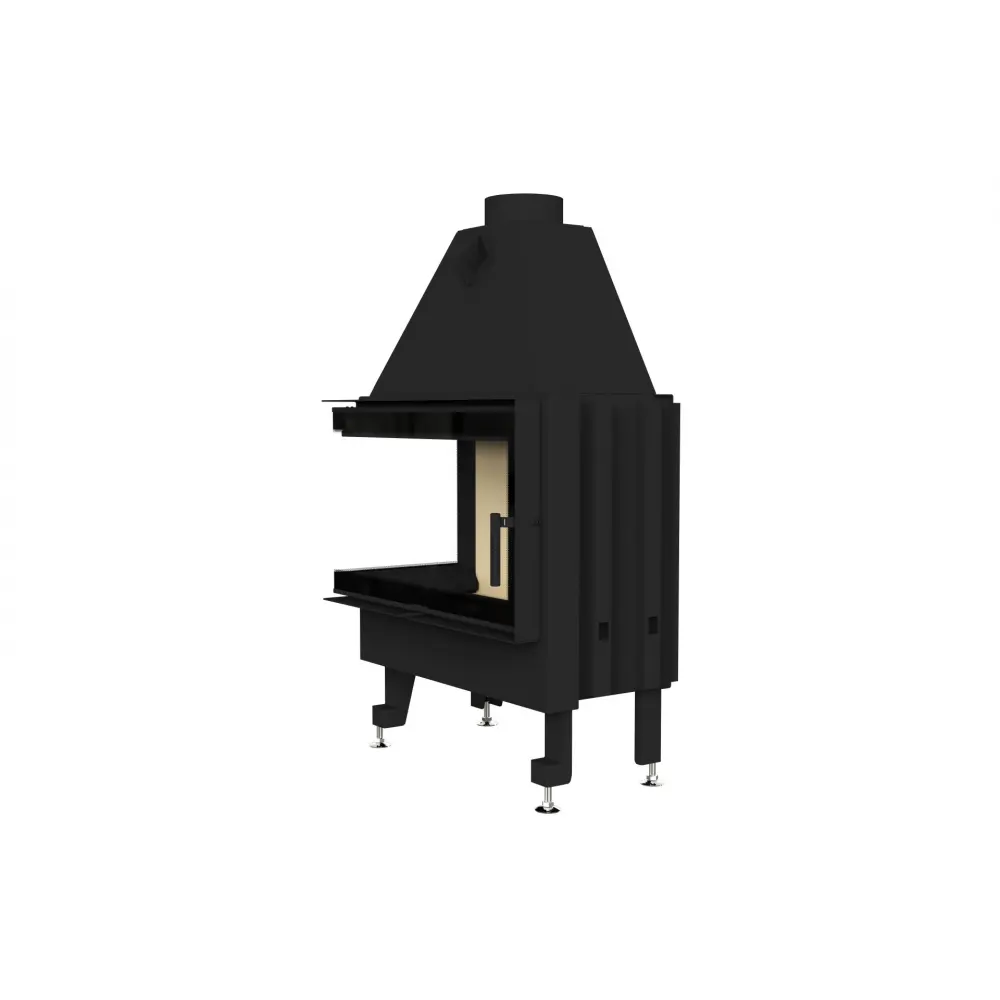 Каминная топка M-FIRE 80 (890/540) угловая левая (17kW)