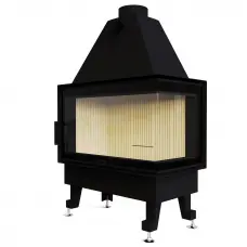 Каминная топка M-FIRE 80 (890/540) угловая правая (17kW)