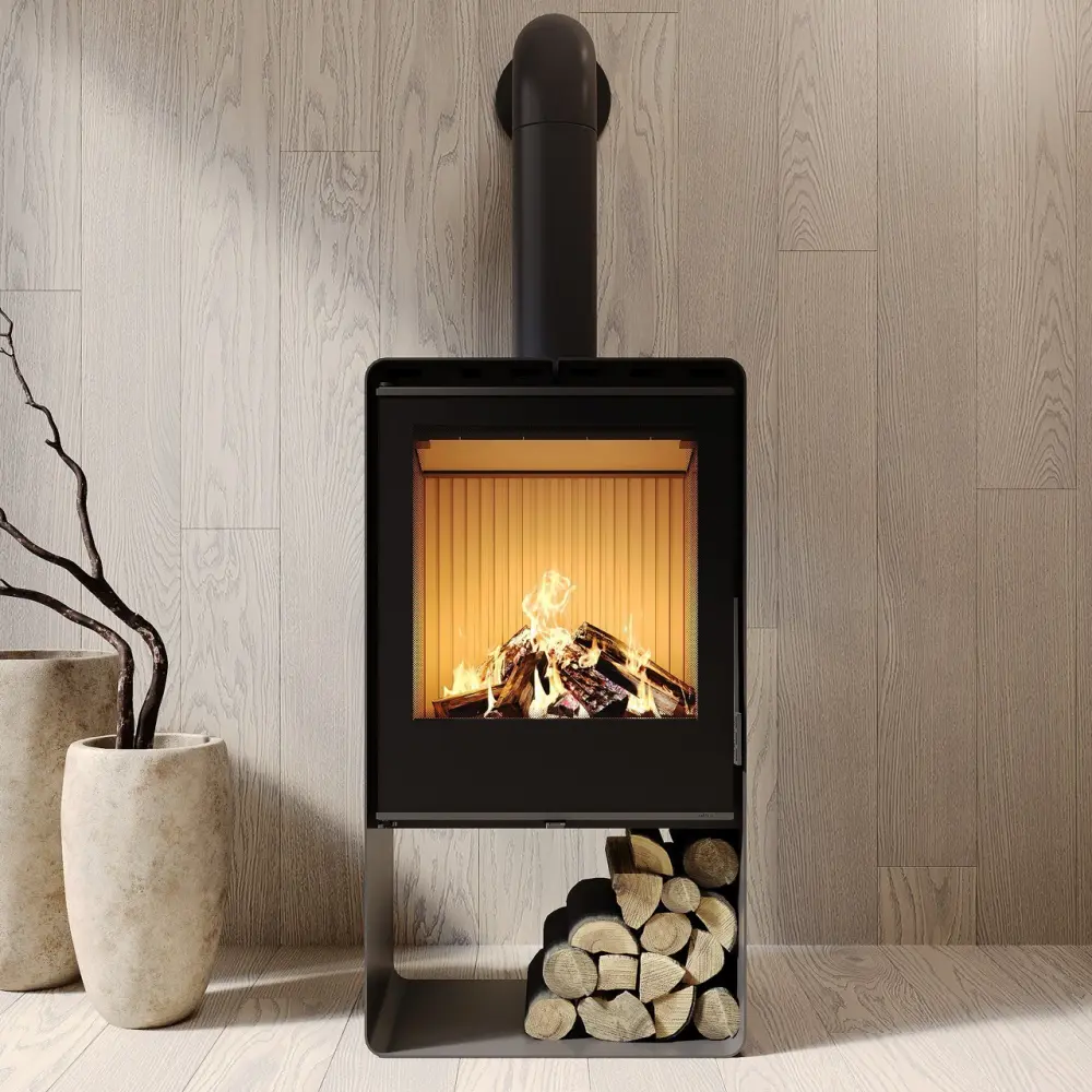 Печь стальная M-Fire Santorini firewood niche (12kW)