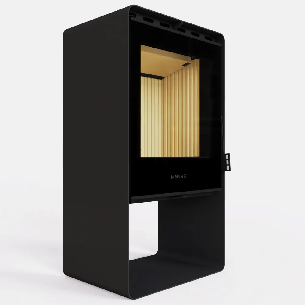 Печь стальная M-Fire Santorini firewood niche (12kW)