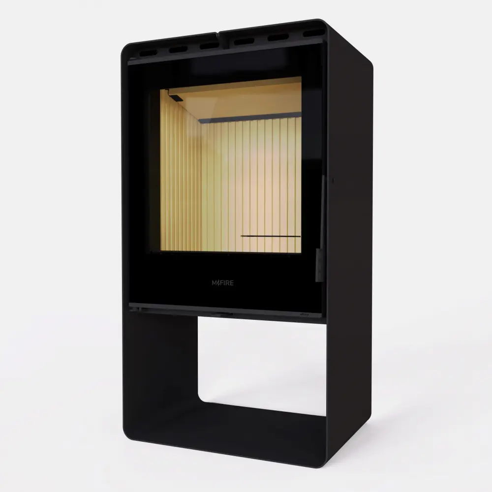 Печь стальная M-Fire Santorini firewood niche (12kW)