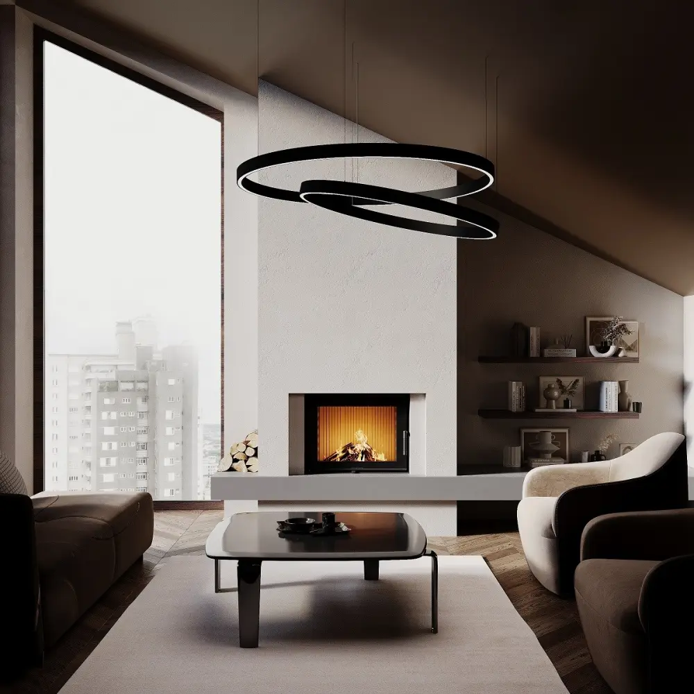 Каминная топка M-FIRE 70 прямая (15kW)