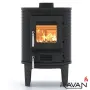 Чугунная печь-камин на дровах Monaco 7 кВт Ravan