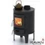 Чугунная печь-камин на дровах Monaco 7 кВт Ravan