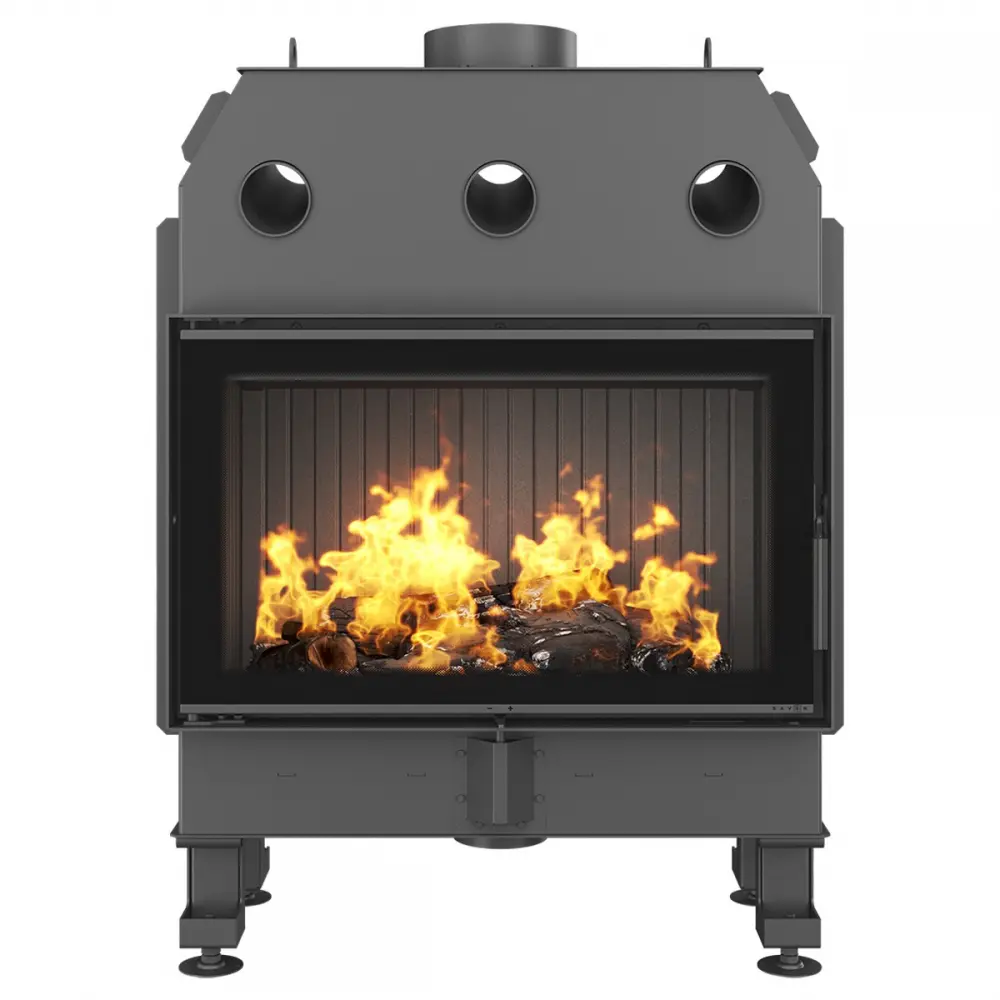 Каминная топка SAVEN Balance 80х50 Black (12,0 kW) ECO