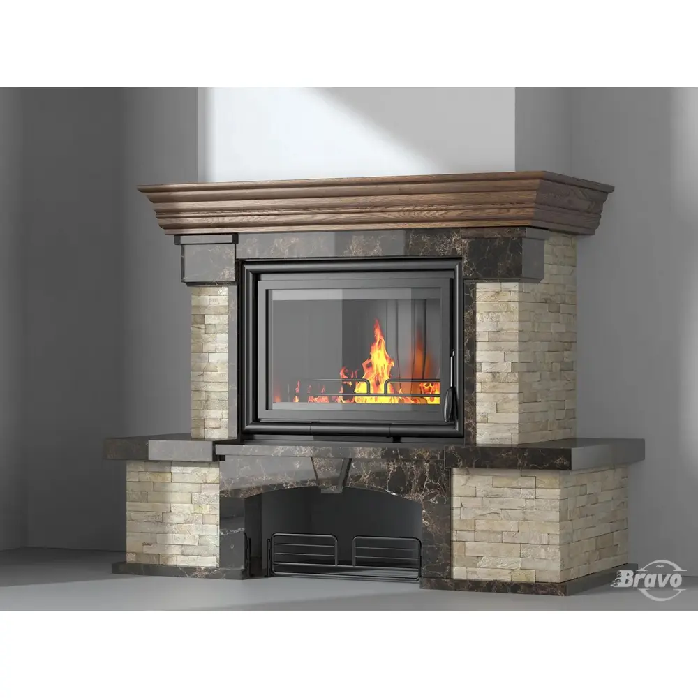 Портал для камина из мрамора "КАРПАТЫ МАРМО"