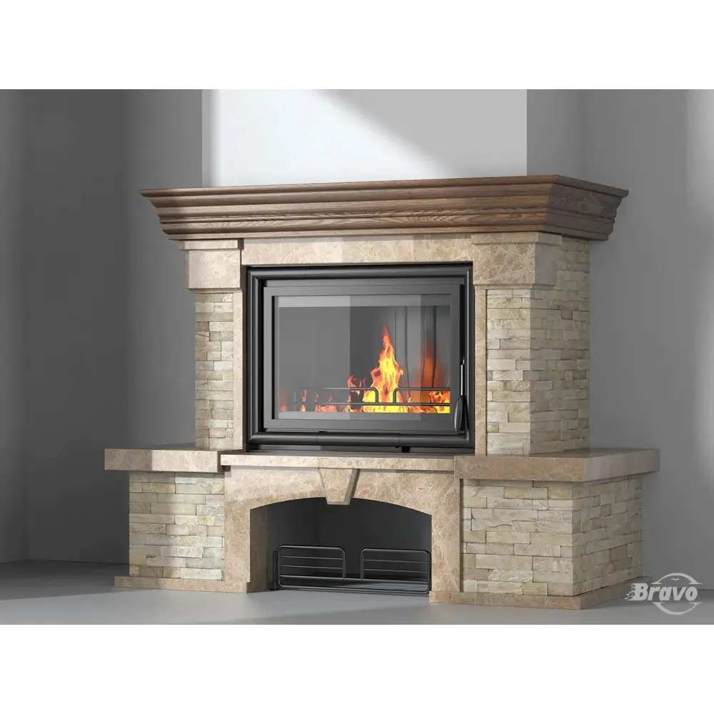 Портал для камина из мрамора "КАРПАТЫ МАРМО"