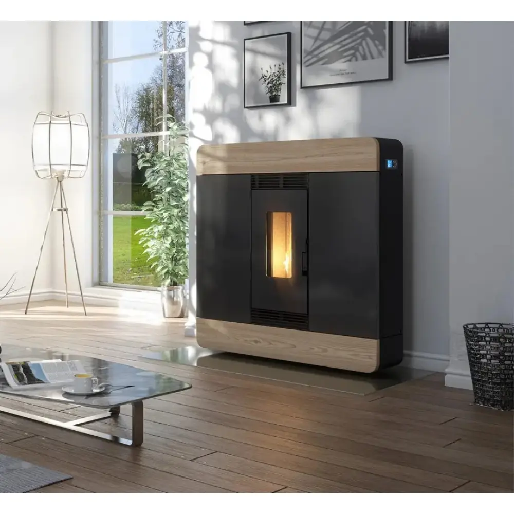 Пеллетная печь Defro Home Airpell черная