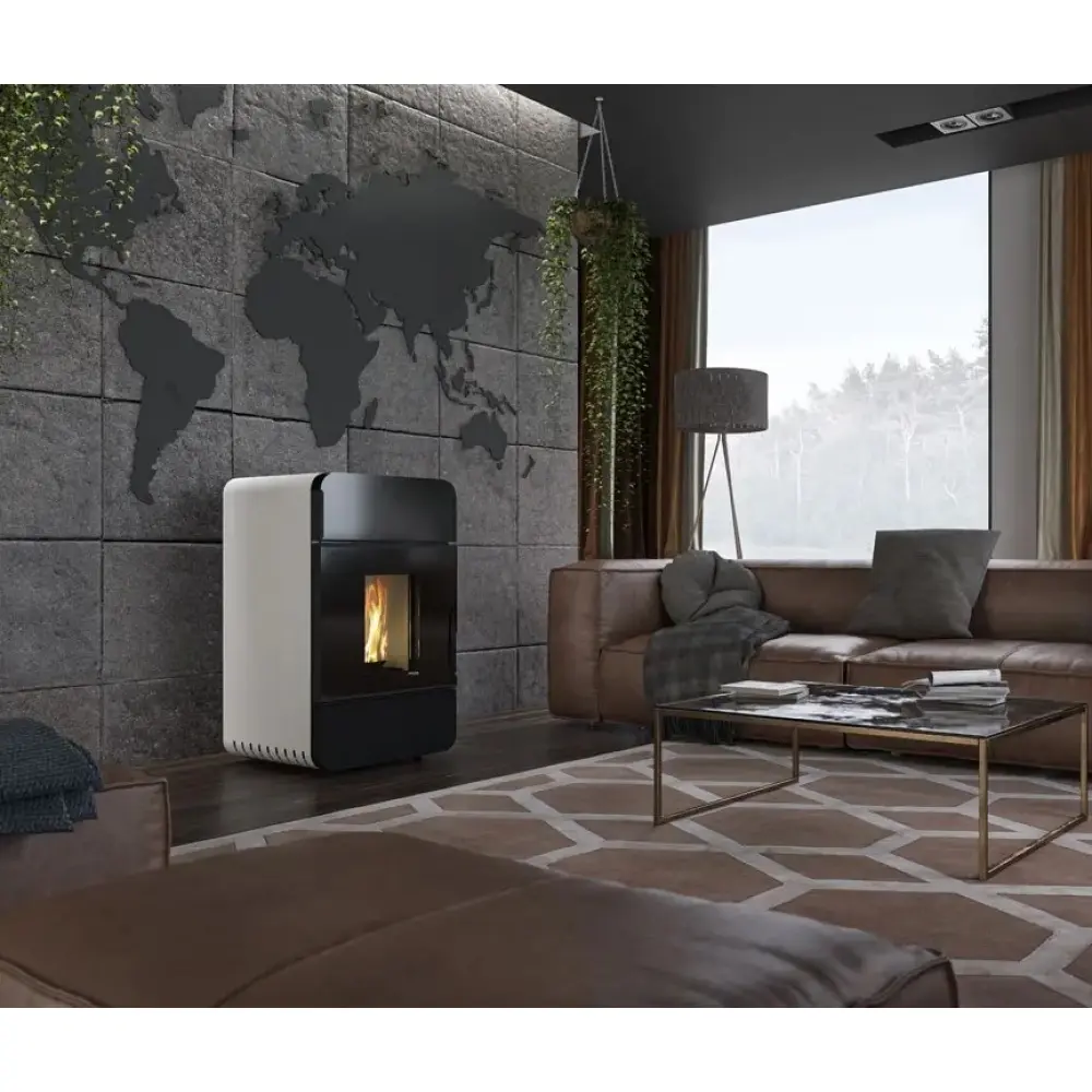 Пеллетная печь Defro Home Omnipell белая