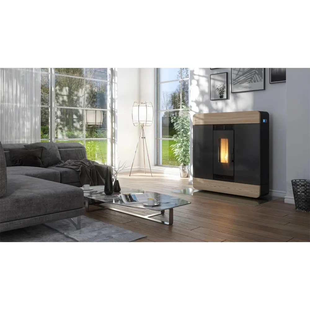 Пеллетная печь Defro Home Airpell черная