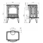 Чавунна піч-камін Dovre 540 W
