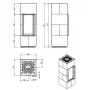 Акумуляційна піч-камін Gavryliv&Sons AP40x80