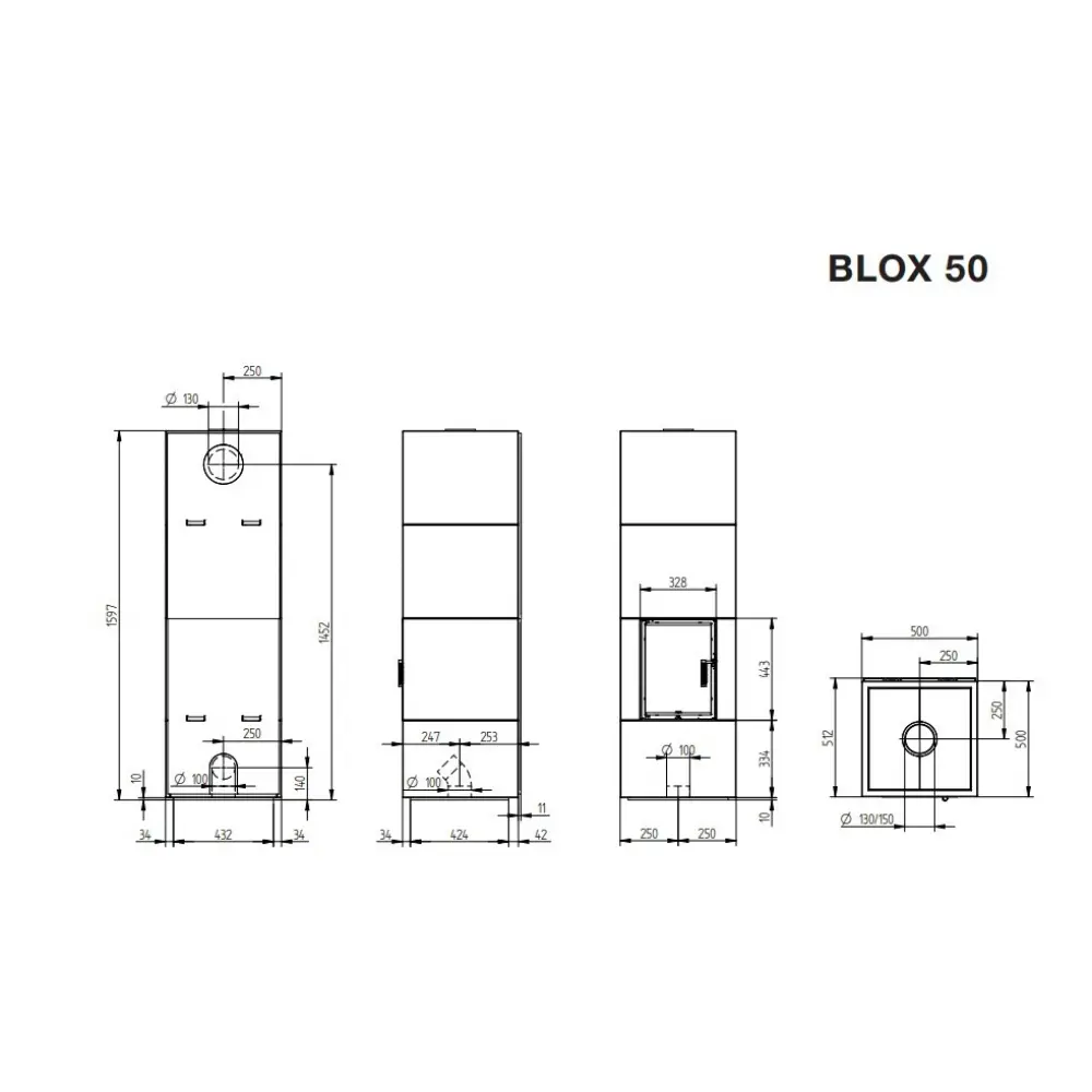 Аккумуляционная печь Hoxter BLOX 50