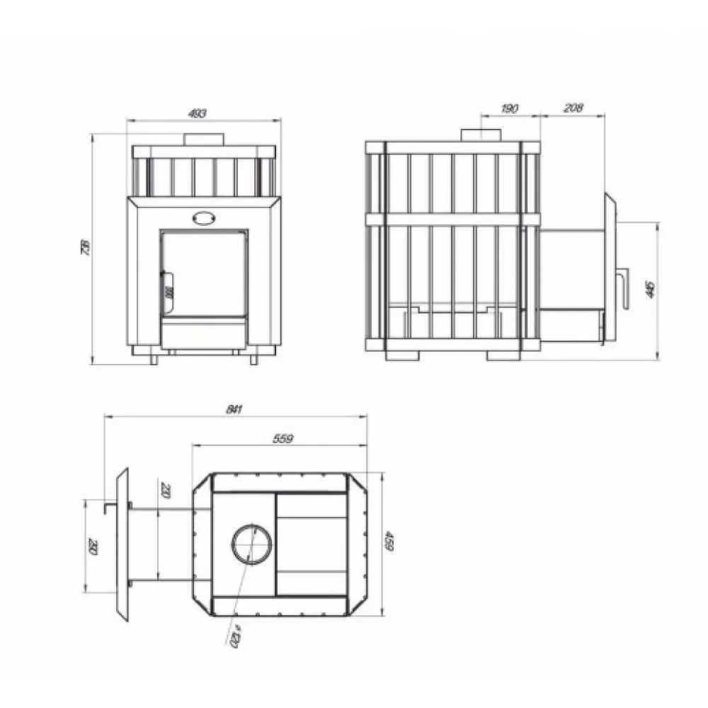 Піч-кам'янка ПРУТОК 18, Новаслав