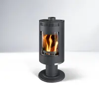 Опалювальна піч камін Thorma ANDORRA Exclusive black