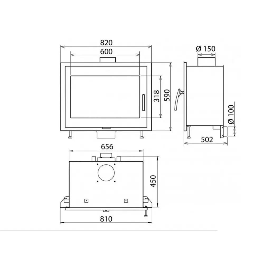 Каминная топка LANDSCAPE, Thorma