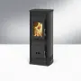 Опалювально варильна піч Thorma MILANO II black