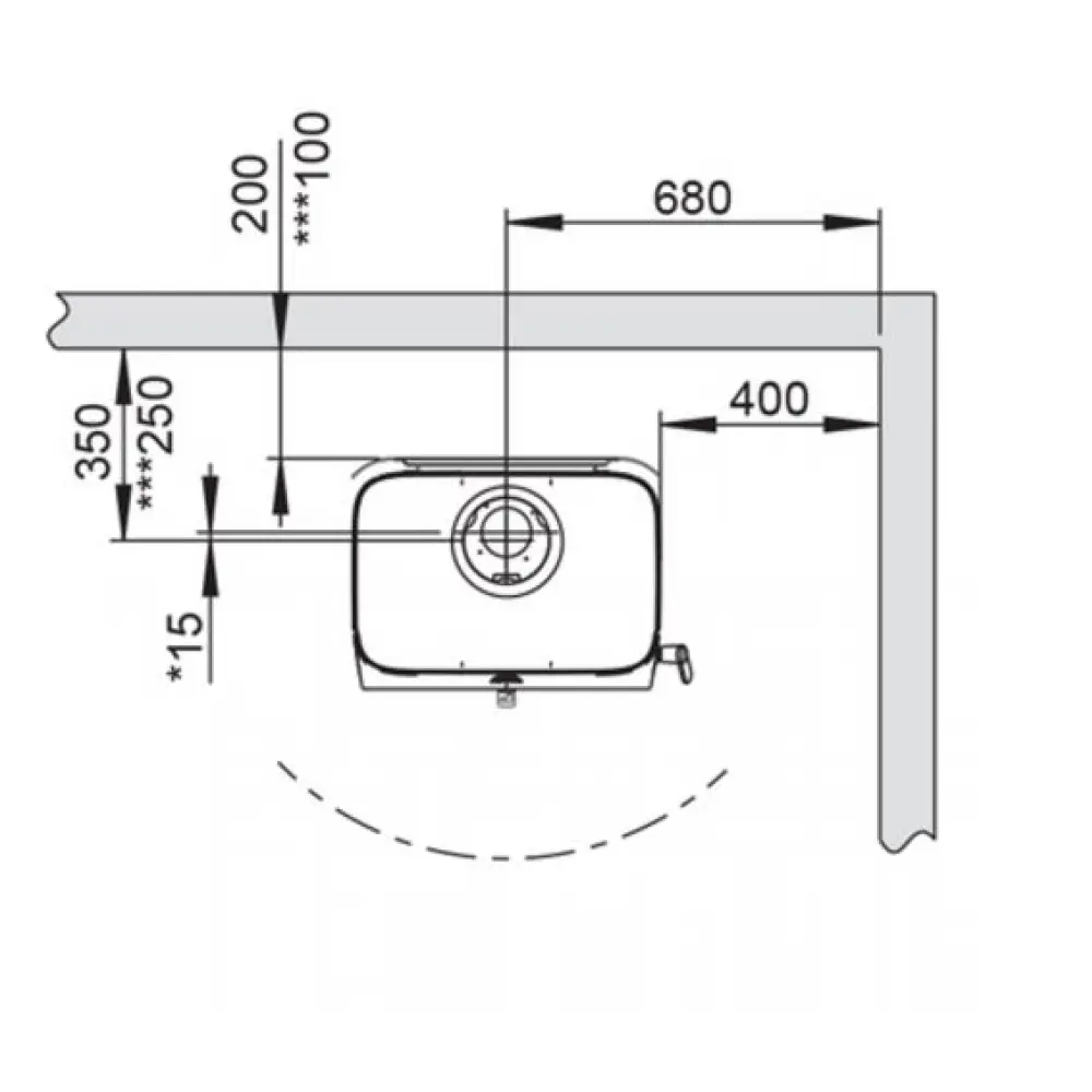 Чугунная печь-камин Jotul F 305 R LL WHE