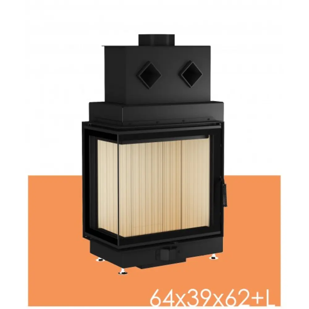 Кутова камінна топка Gavryliv&Sons 64x39x62 +L