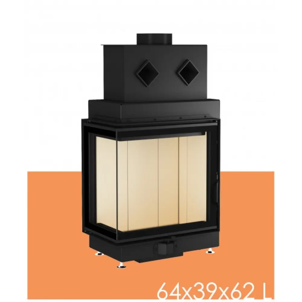Кутова камінна топка Gavryliv&Sons 64x39x62 L