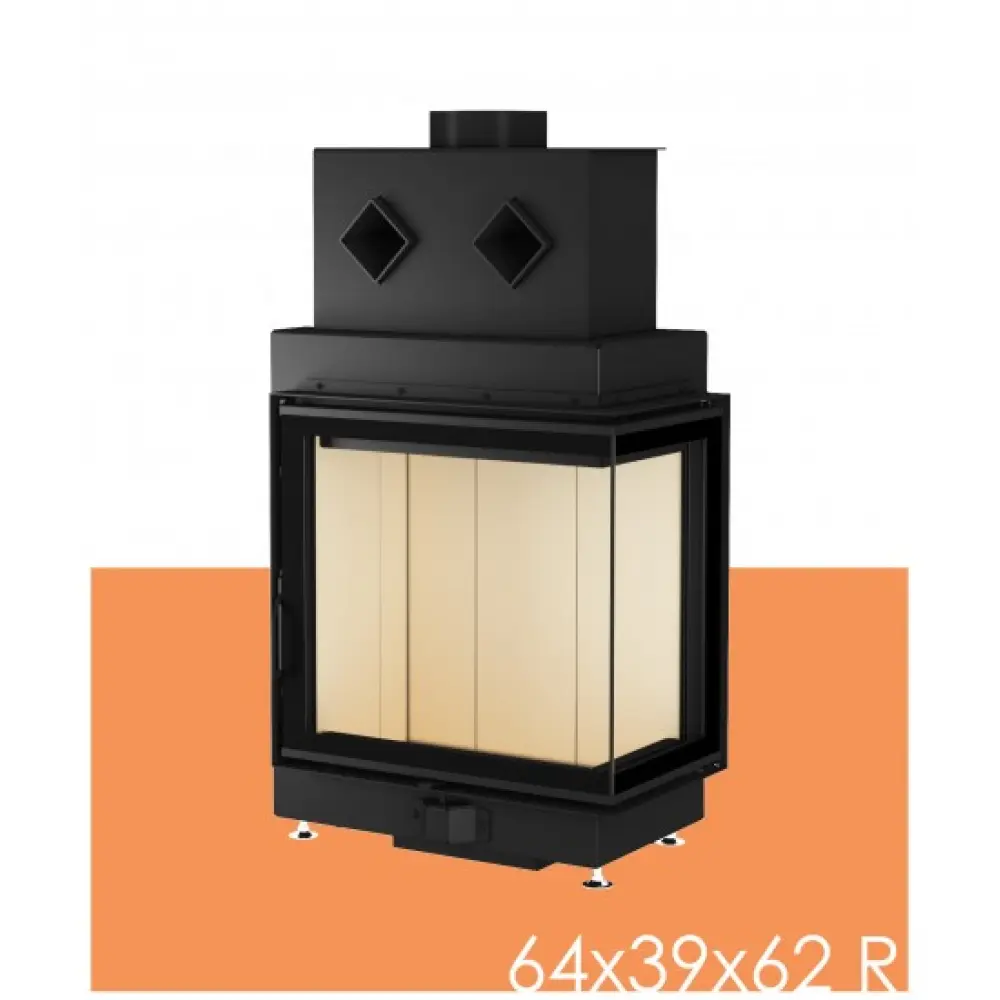 Кутова камінна топка Gavryliv&Sons 64x39x62 R