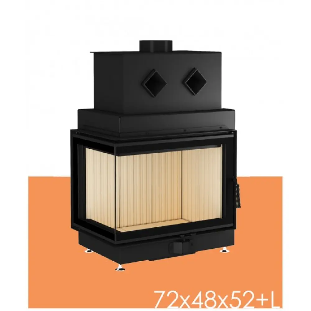 Кутова камінна топка Gavryliv&Sons 72Х48Х52 +L