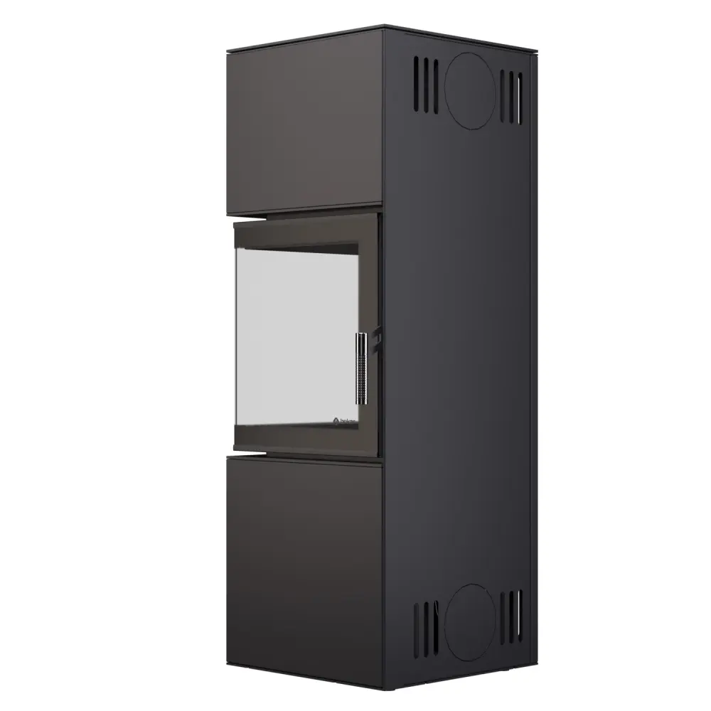 Сталева піч - камін BOKAR Forum (9,2 kW) Black ceramatex