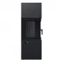 Сталева піч - камін BOKAR Forum (9,2 kW) Black ceramatex