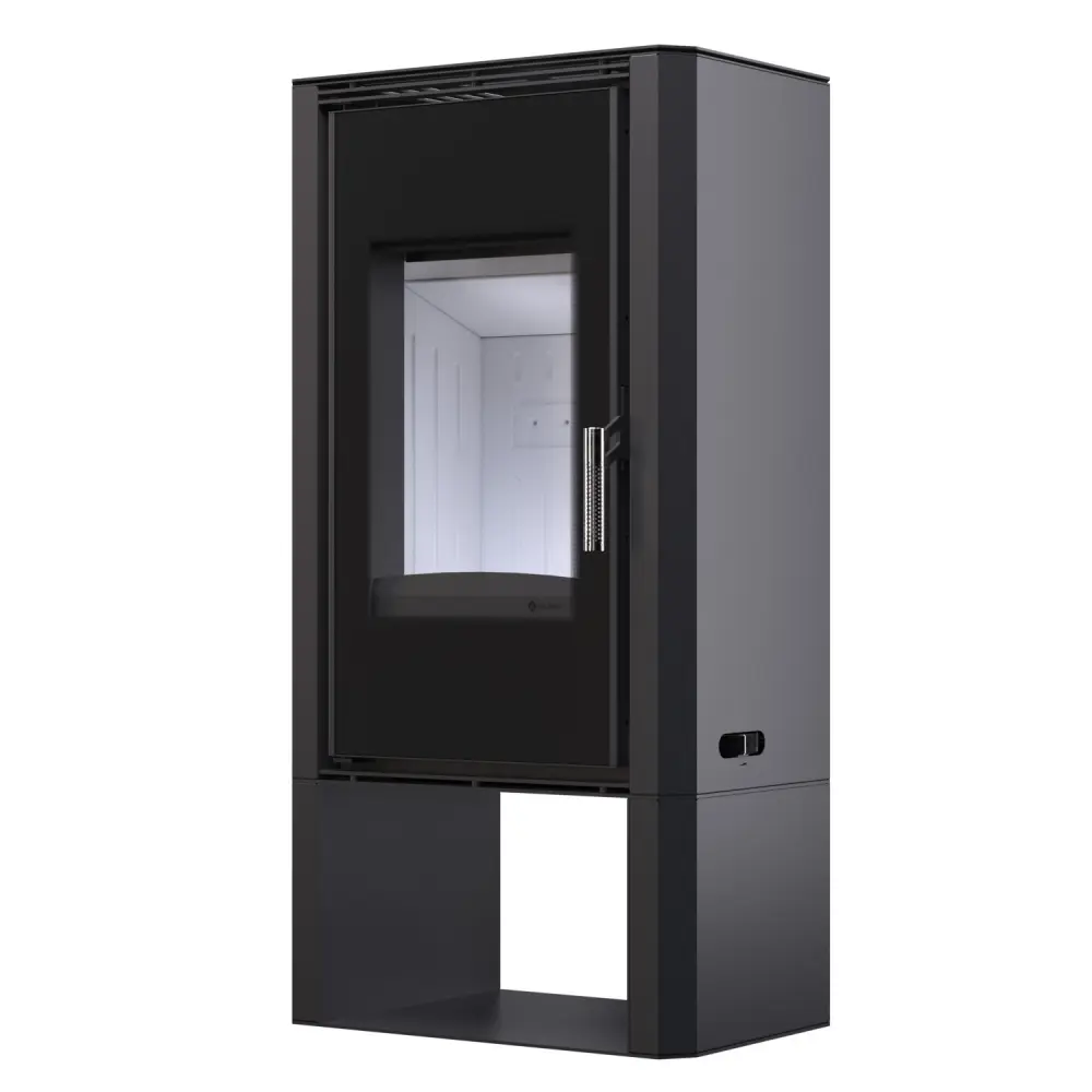 Стальная печь - камин BOKAR Aston WD 4380 ( 9,0 кв ) white ceramatex