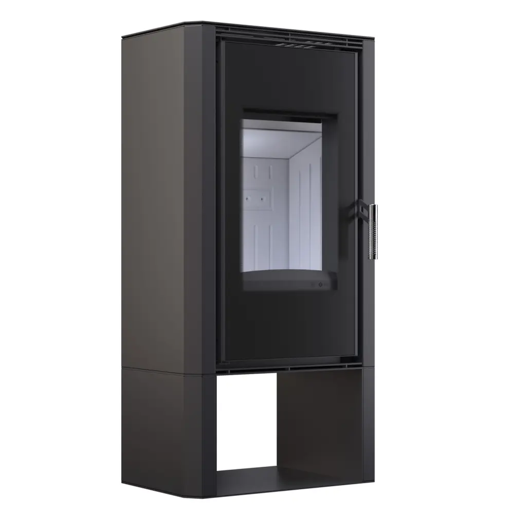 Стальная печь - камин BOKAR Aston WD 4380 ( 9,0 кв ) white ceramatex