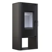 Сталева піч - камін BOKAR Aston WD 4380 ( 9,0 кв ) white ceramatex