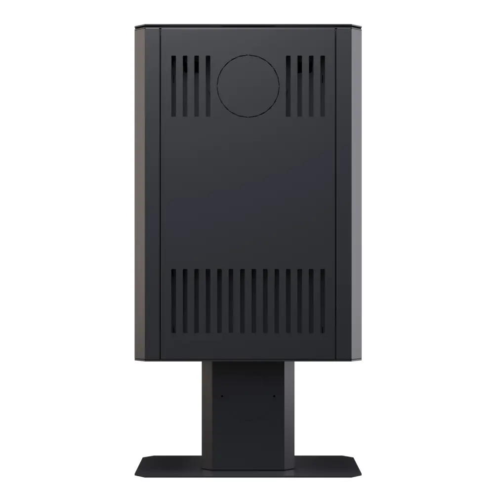 Стальная печь - камин BOKAR Aston FD 4380 ( 9,0 кв ) white ceramatex