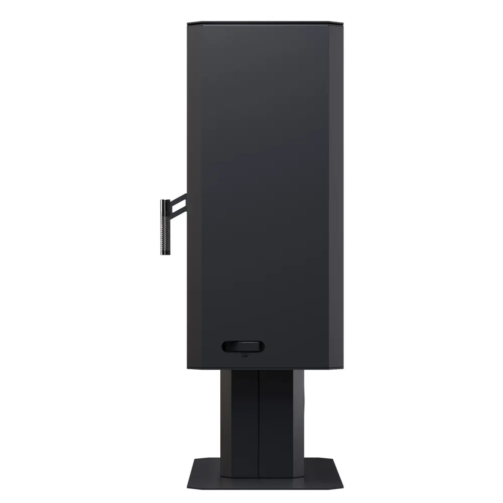 Стальная печь - камин BOKAR Aston FD 4380 ( 9,0 кв ) black ceramatex