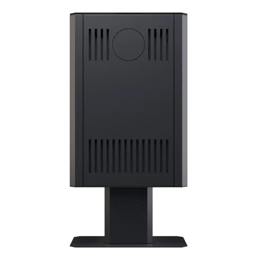 Стальная печь - камин BOKAR Aston FD 4380 ( 9,0 кв ) black ceramatex