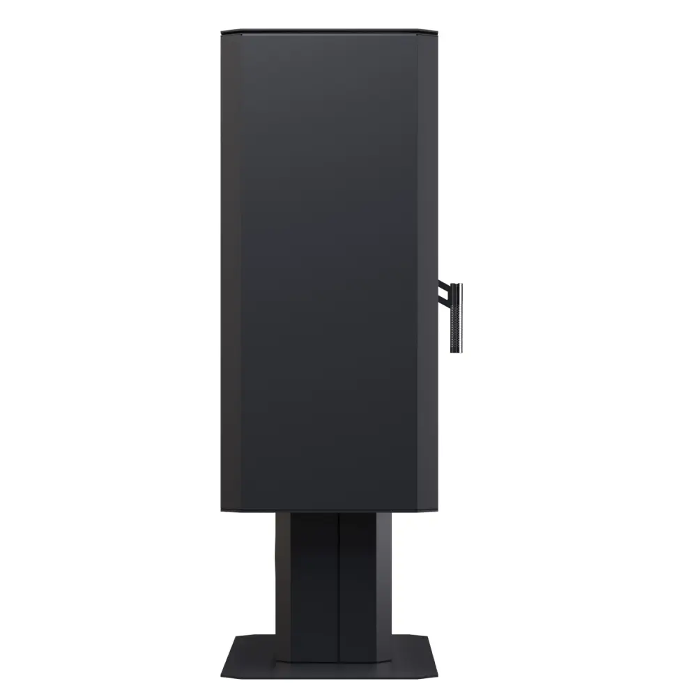 Стальная печь - камин BOKAR Aston FD 4380 ( 9,0 кв ) black ceramatex