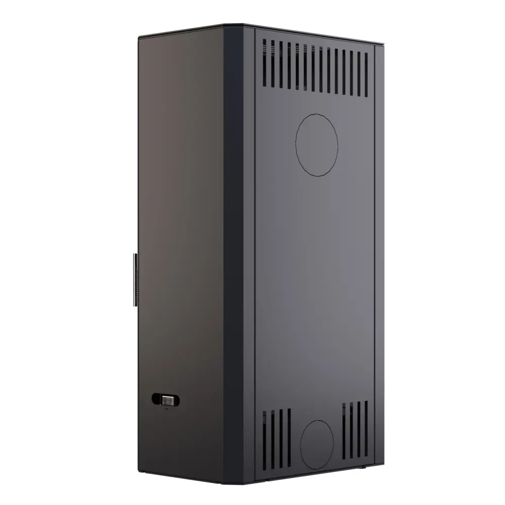 Стальная печь - камин BOKAR Aston ST 4380 ( 9,0 кв ) black ceramatex