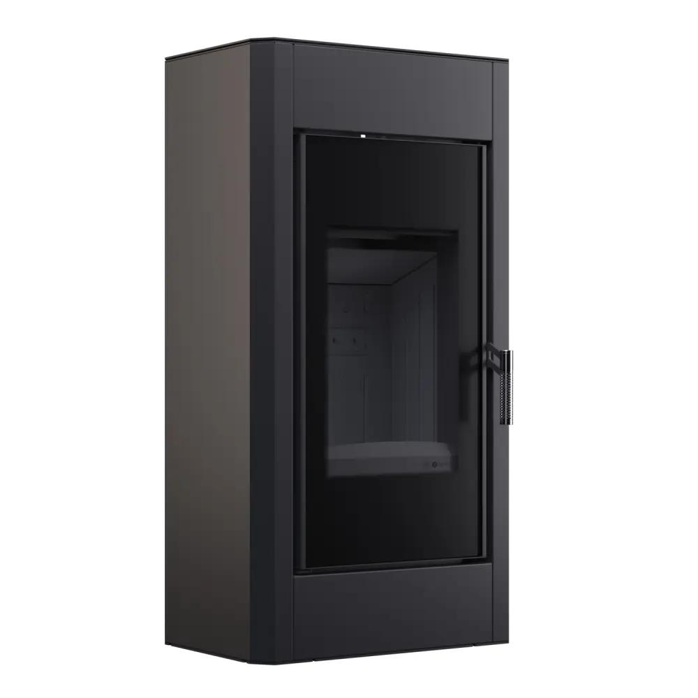 Стальная печь - камин BOKAR Aston ST 4380 ( 9,0 кв ) black ceramatex