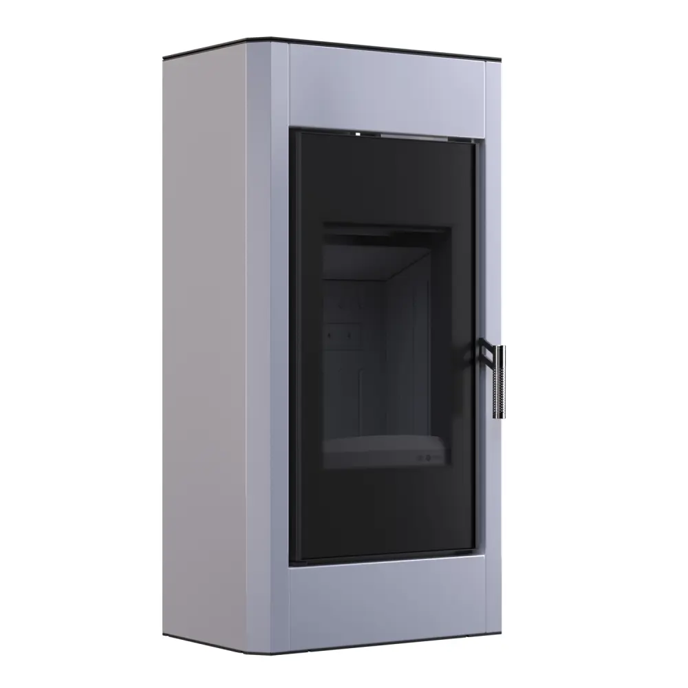 Стальная печь - камин BOKAR Aston ST 4380 ( 9,0 кв ) black ceramatex