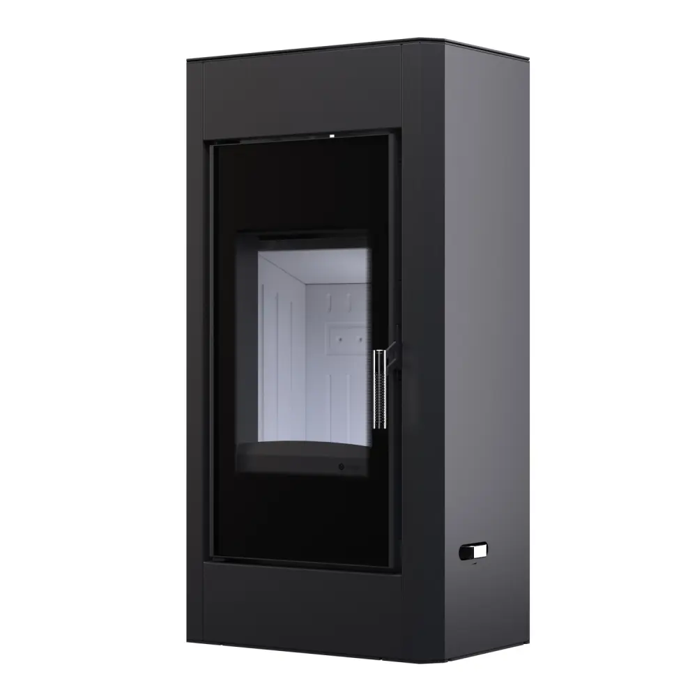 Стальная печь - камин BOKAR Aston ST 4380 ( 9,0 кв ) White ceramatex