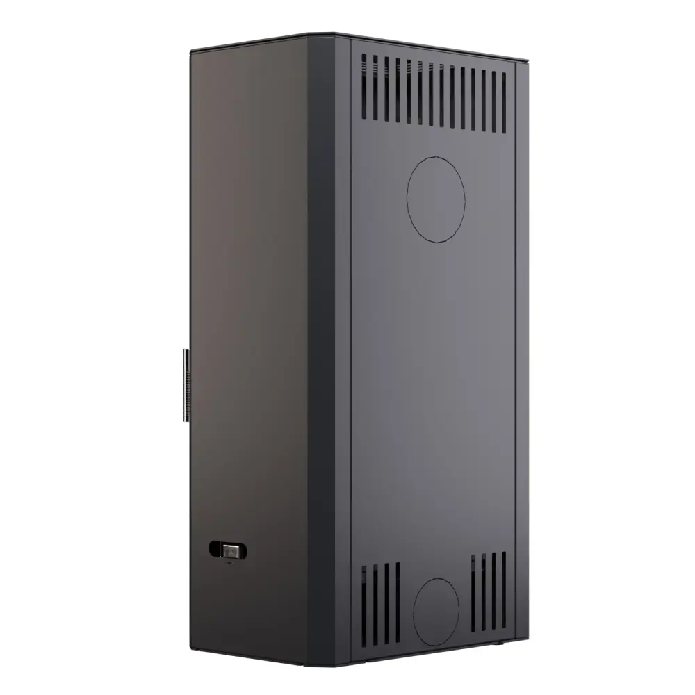 Стальная печь - камин BOKAR Aston ST 4380 ( 9,0 кв ) White ceramatex