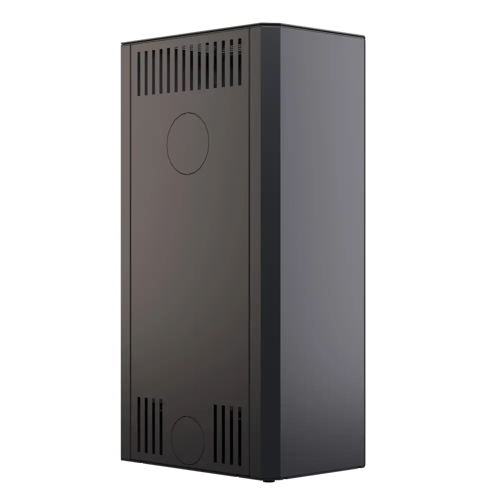 Стальная печь - камин BOKAR Aston ST 4380 ( 9,0 кв ) White ceramatex