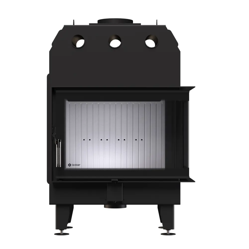 Каминная топка угловая BOKAR 755047 R (15,2 кв) white ceramatex