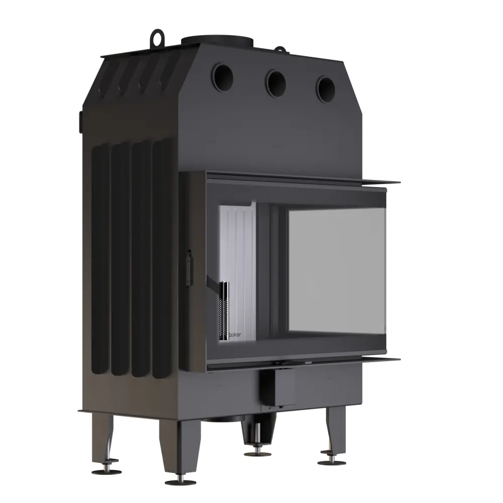 Каминная топка угловая BOKAR 755047 R (15,2 кв) white ceramatex